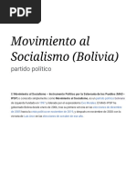 Movimiento Al Socialismo (Bolivia) - Wikipedia, La Enciclopedia Libre