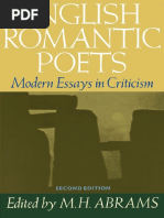 English Romantic Poets - Modern Essays in Criticism (PDFDrive)