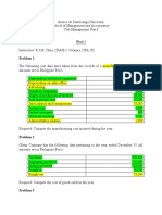 Week 1 Activity Cost Classification and Behavior