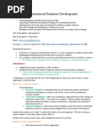 International Business Development 1