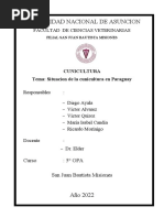 Situacion de La Cunicultura en Paraguay