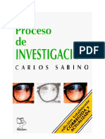 Sabino - El Proceso de Investigación