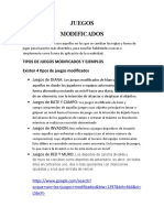 JUEGOS MOdificados MOreno