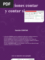 Funciones Contar y Contar - Si