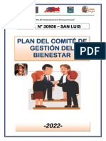 Plan de Comite de Gestión Del Bienestar I.E. B. #30956 - San Luis - 2022