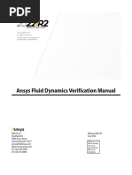 Ansys Fluid Dynamics Verification Manual