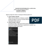 Actividad 1 Del Módulo 2 Procesador de Textos