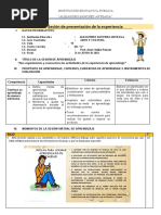 Propuesta de Actividad de Inicio