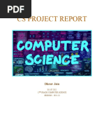 CS Project Report