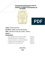 Proyecto Final Base de Datos II - UNMSM - FISI