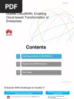 Huawei CloudWAN Solution Beyond SD-WAN