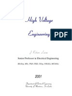 High Voltage Engineering (Lucas)