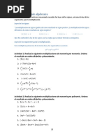 Multiplicacion y Division Algebraica