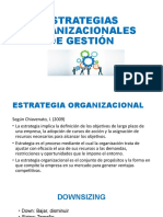 Estrategias Organizacionales de Gestión