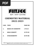 Chemistry - Foundation Material 2022-23