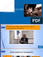 Ppt. Sem. 12. La Investigación Científica.