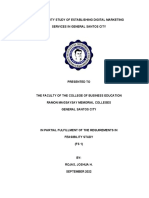 A Feasibility Study of Establishing Digital Marketing Services in General Santos City PDF