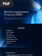 Wireless Application Protocol (WAP)