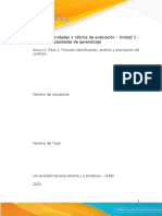 Identificación y Análisis Del Conflicto