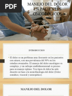 Manejo Del Dolor en Pacientes Oncologicos