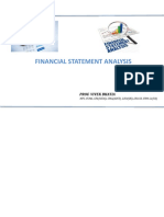 Financial Statement Analysis: Prof. Vivek Bhatia