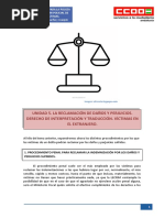 Unidad 5. La Reclamación de Daños y Perjuicios. Derecho de Interpretación y Traducción. Víctimas en El Extranjero.