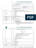 JSA For Blinding and De-Blinding (Opening Process Equipment)