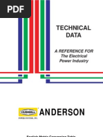 Anderson Electric Engineering Data