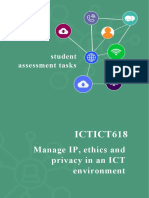 ICTICT618 Student Assessment Tasks v1 2022