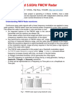 C-Band 5.6GHz FMCW Radar