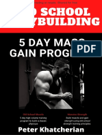 5 Days Old School Mass Gain Program Pete Khatcherian