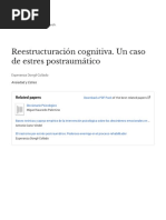 Reestructuración Cognitiva. Un Caso de Estres Postraumático