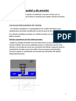 Valvulas de Caudal y Presion