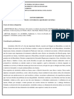 Estudo Dirigido - Aristóteles Concreção Equidade e Justiça