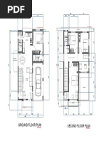 Floor Plan - Two Storey Residence