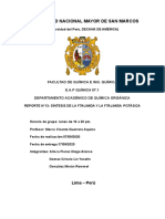 Reporte N°13 Síntesis de La Ftalimida y La Ftalimida Potásica