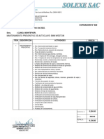 SOLEXE - Servicio de Mantenimiento Prev