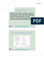 Dimensionamento Estrutural - Bloco