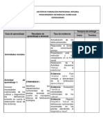 Cronograma de Actividades - FERTILIZACIÓN AGRÍCOLA ECOLÓGICA