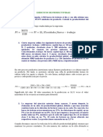 EJERCICOS DE PRODUCTIVIDAD. La Productividad Del Trabajo Vendrá Dada Por La Expresión