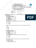 SOAL IPS Ujicoba I