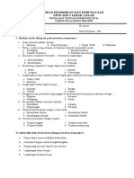 Soal PTS IPS Kelas 3 SMT 1