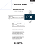 Onkyo A 5 VL Service Manual