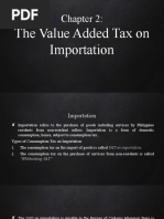 Chapter 2 VAT in Importation