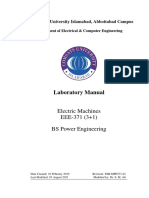 Electric Machines Lab Manual Latex