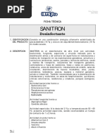 Sanitron. Ficha Tecnica (2021)