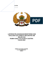 Laporan Evaluasi Alat Single Use Di Reuse