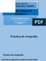 Práctica de Ejercicios Unidad 4 Consulta Semana # 6