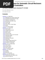 Protocol Database For Automatic Circuit Reclosers With Advanced Controllers