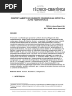 Hbasso, 338 COMPORTAMENTO DO CONCRETO CONVENCIONAL EXPOSTO A ALTAS TEMPERATURAS